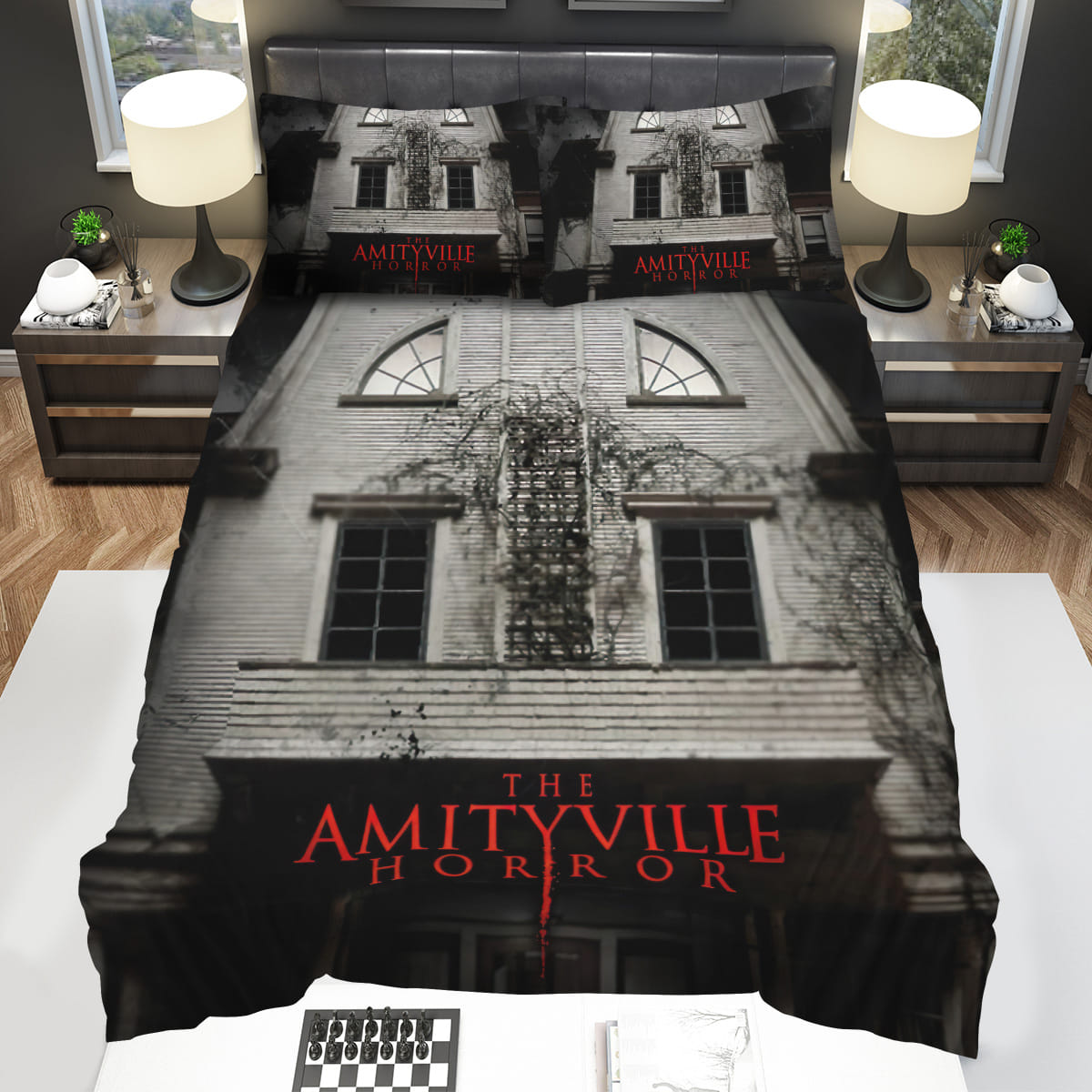 The Amityville Horror Poster Bedding Sets Gift For Christmas Thanksgiving Halloween