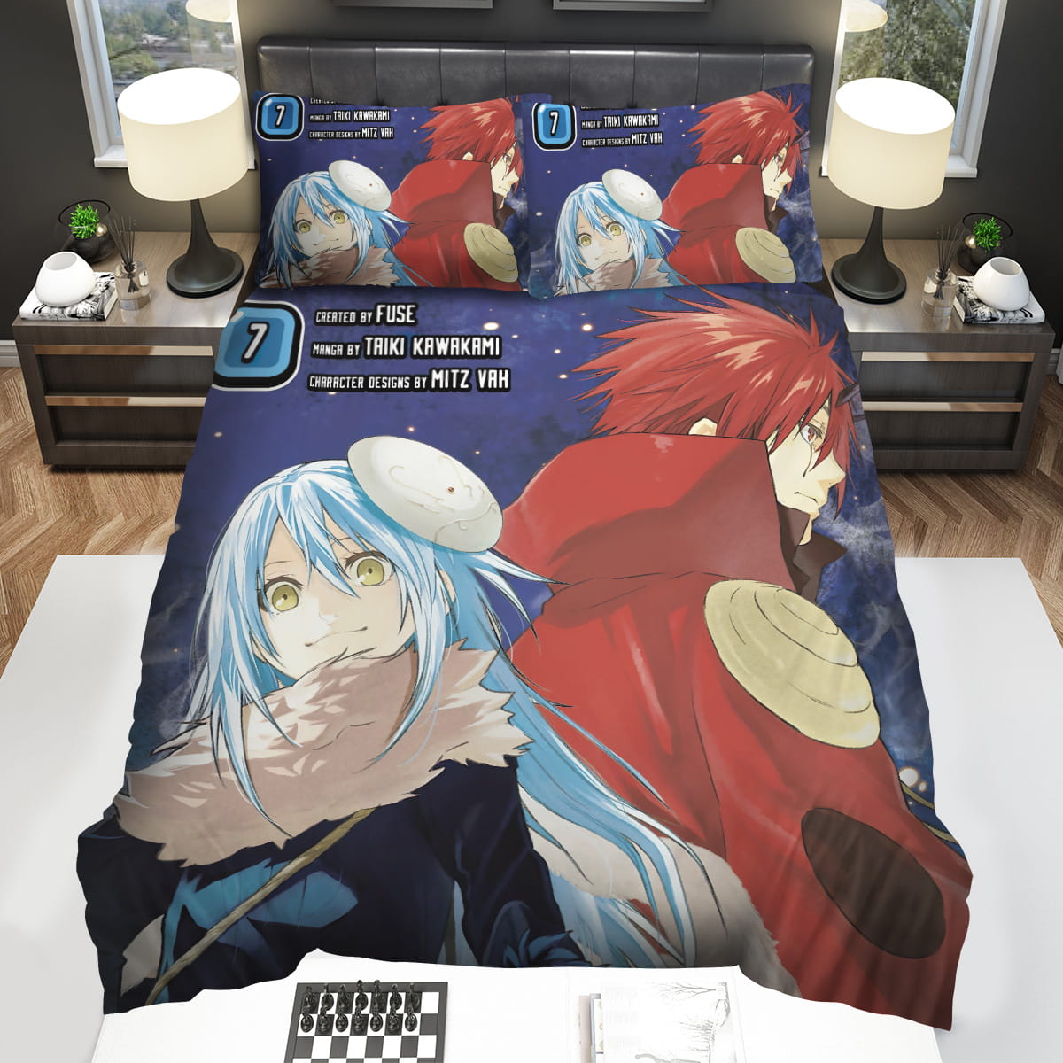 That Time I Got Reincarnated As A Slime 2018 Poster Chapter 7 Movie Poster Bedding Sets Duvet Cover Flatsheet Pillowcase