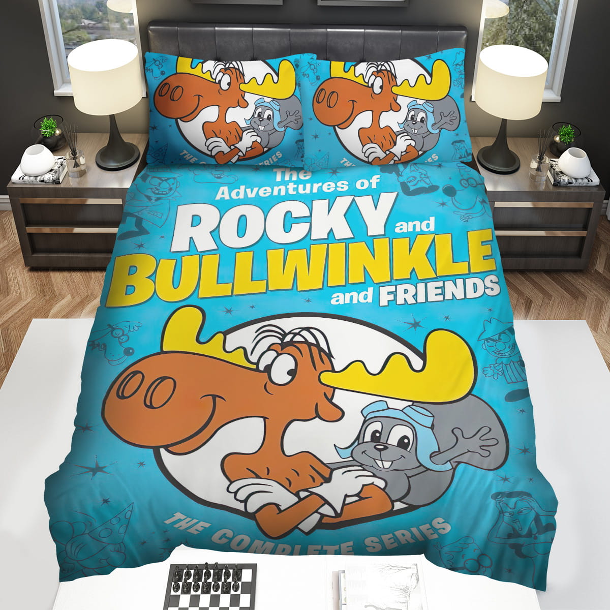 The Adventures Of Rocky And Bullwinkle And Friends Poster Decorative Bedding Sets For Fan