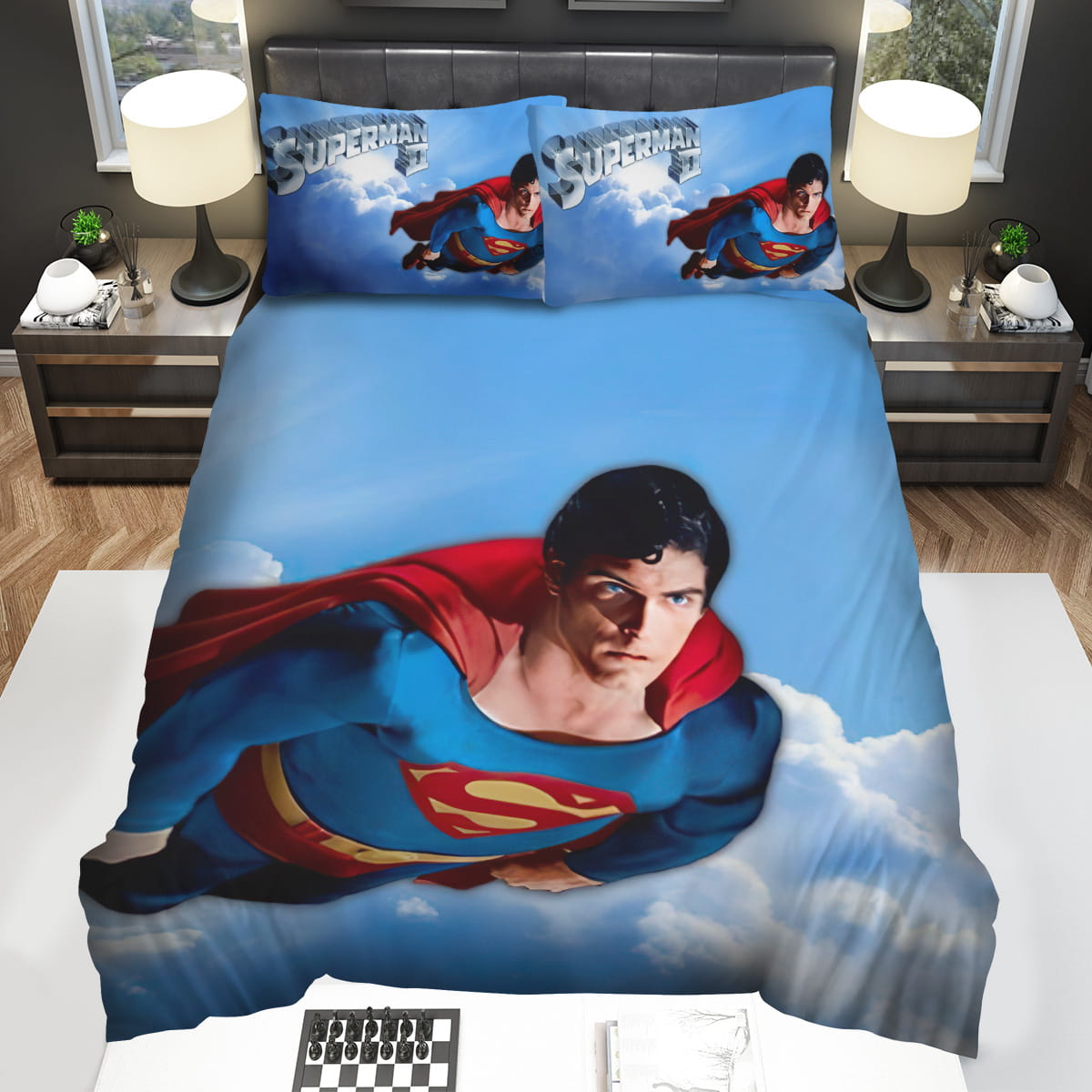 Superman Ii 1980 Wallpaper Movie Posters Bedding Sets Gift For Christmas Birthday Thanksgiving
