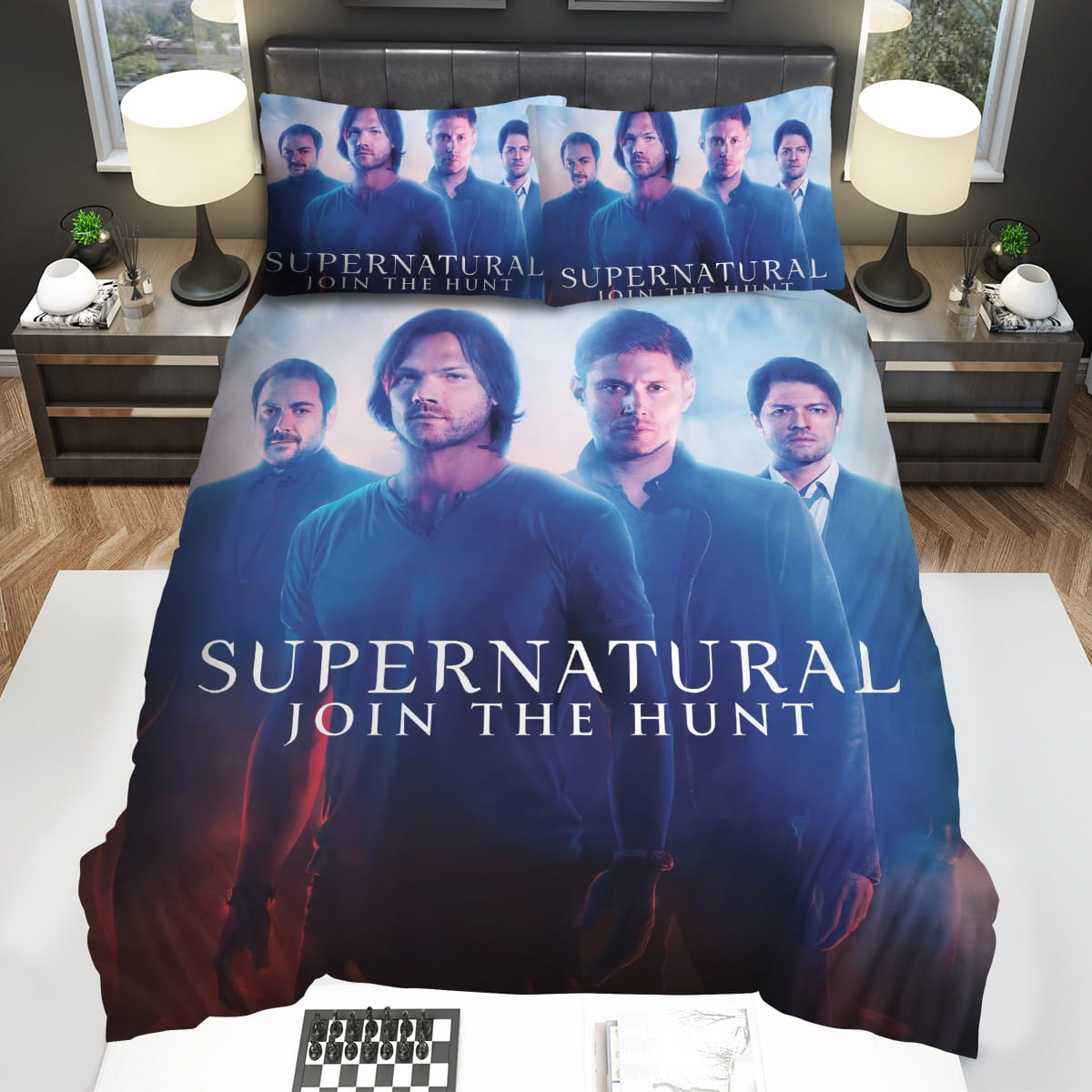 Supernatural Season 10 Wrestle Your Demons Poster Bedding Sets Gift For Christmas Thanksgiving Halloween