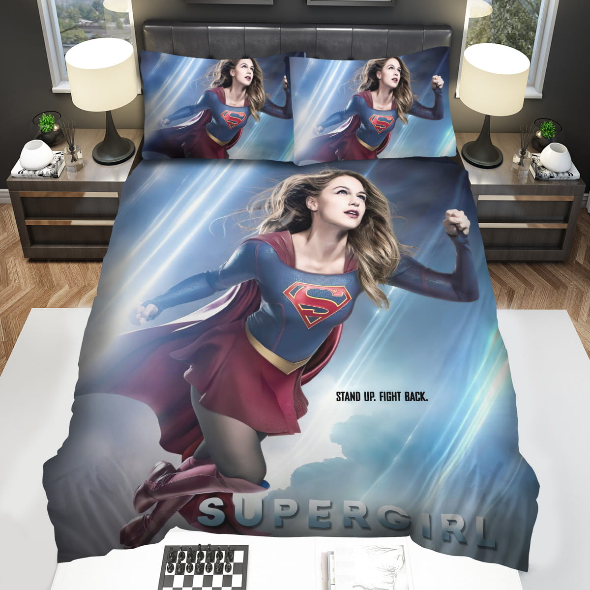 Supergirl Movie Poster Decorative Bedding Sets For Fan