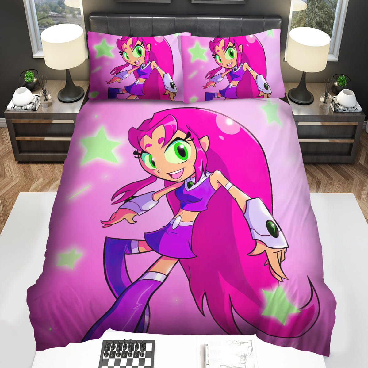 Teen Titans Go Starfire And The Green Stars Decorative Bedding Sets For Fan