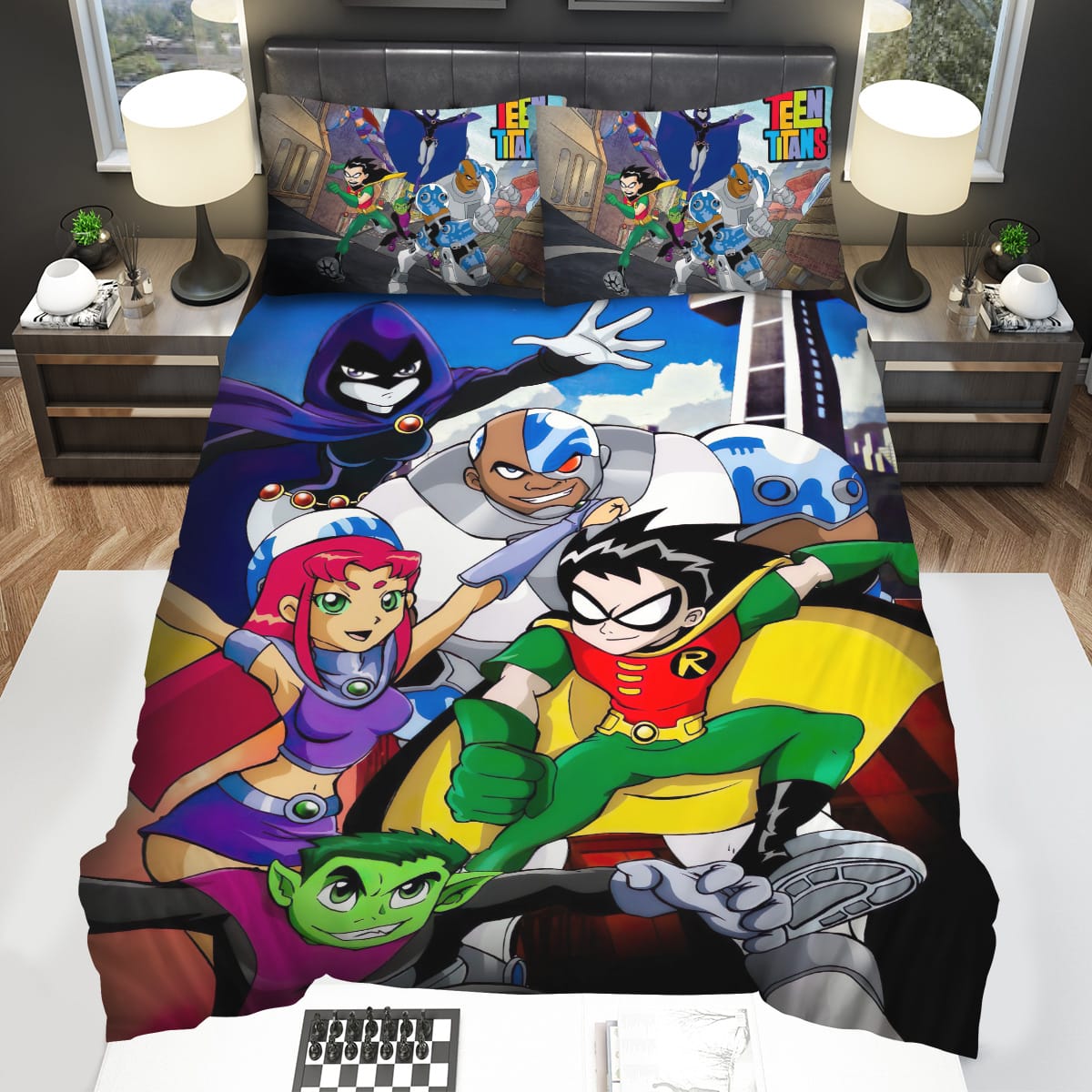 Teen Titans Bedding Sets Duvet Cover Flatsheet Pillowcase