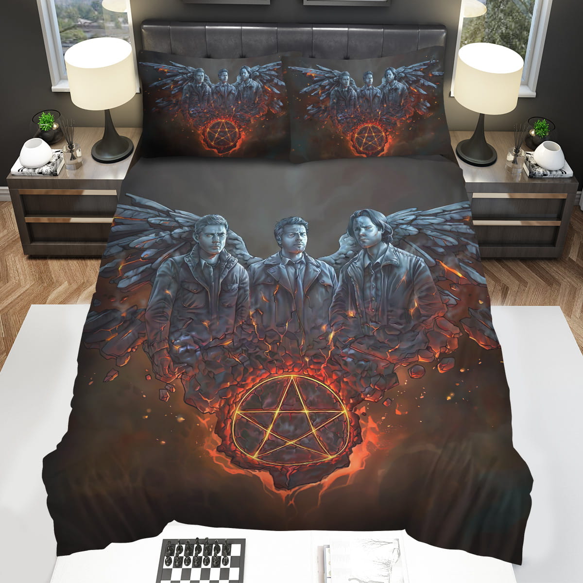 Supernatural 2005-2020 Sculpture Decorative Bedding Sets For Fan