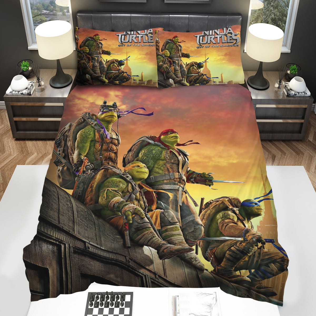 Teenage Mutant Ninja Turtles Decorative Bedding Sets with Duvet Cover Flatsheet Pillowcase