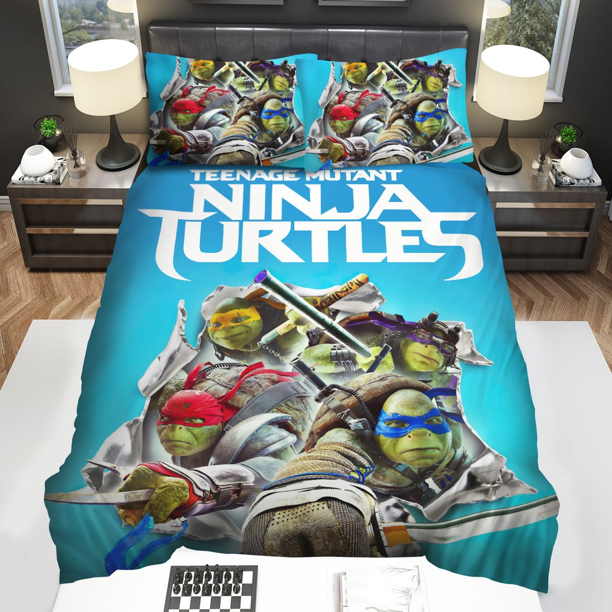 Teenage Mutant Ninja Turtles Bedding Sets Gift For Christmas Birthday Thanksgiving
