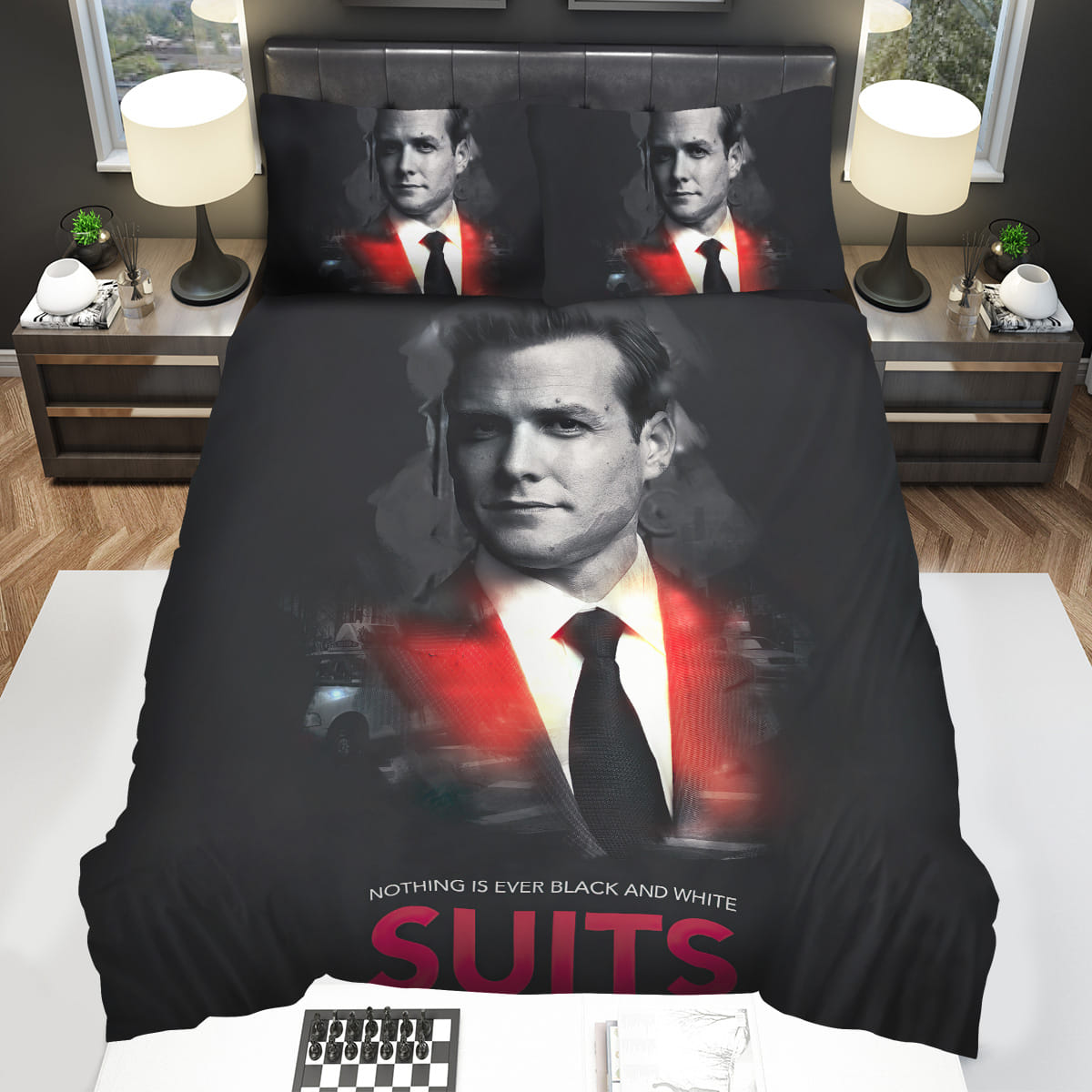 Suits 2011-2019 Harvey Specter Movie Poster Bedding Sets Gift For Christmas Thanksgiving Halloween
