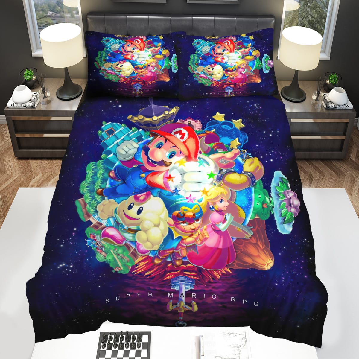 Super Mario Rpg Digital Artwork Bedding Sets Gift For Christmas Birthday Thanksgiving