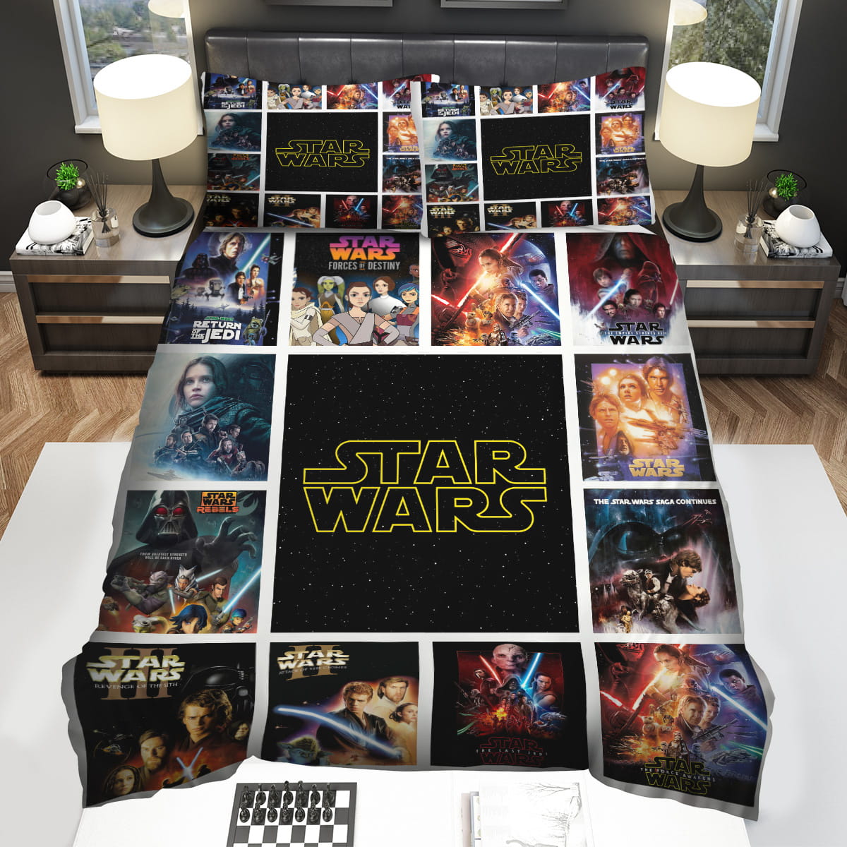 Star Wars Bedding Sets Gift For Christmas Thanksgiving Halloween