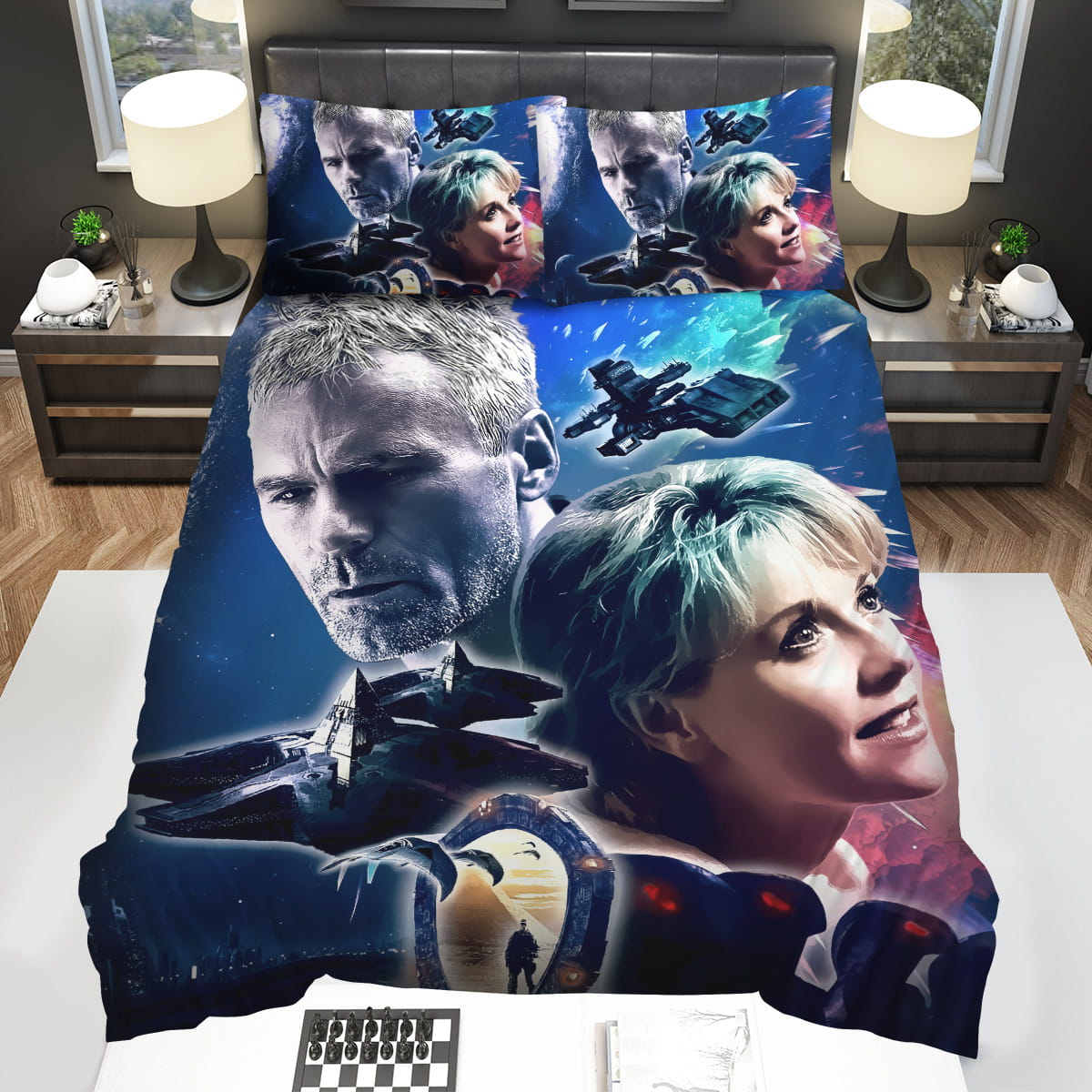 Stargate Sg-1 Movie Art Bedding Sets Gift For Christmas Birthday Thanksgiving