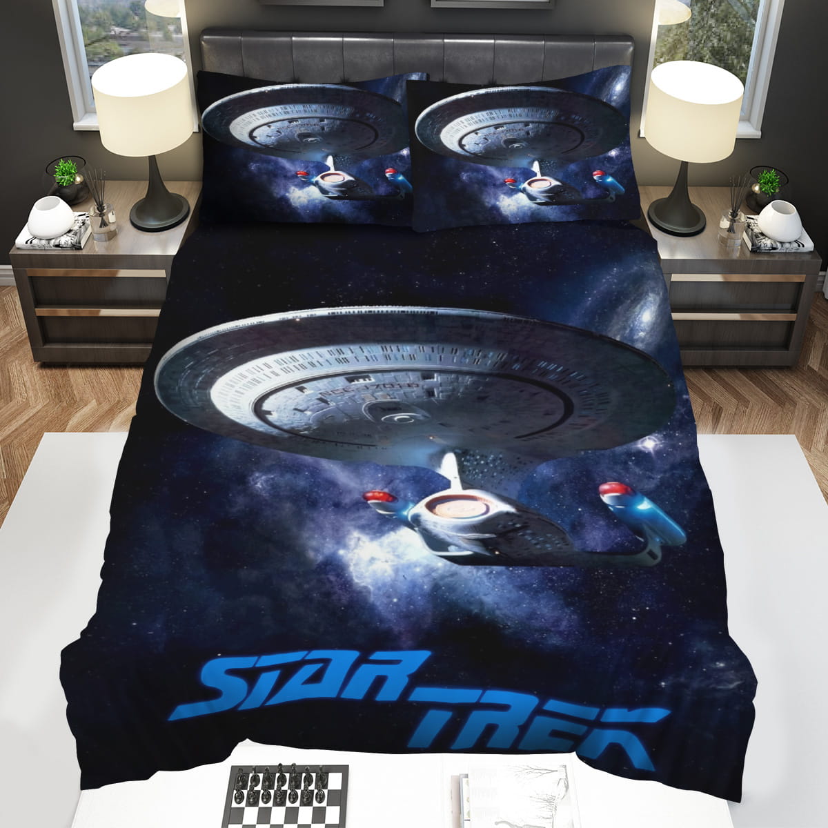 Star Trek The Next Generation Movie The Universe Poster Bedding Sets Duvet Cover Flatsheet Pillowcase