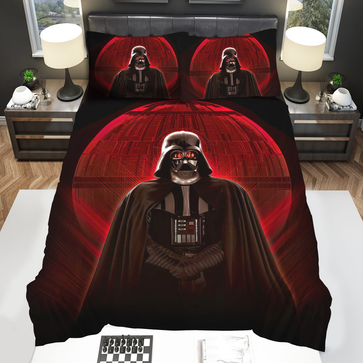 Star Wars Darth Vader And Death Stars Bedding Sets Gift For Christmas Birthday Thanksgiving