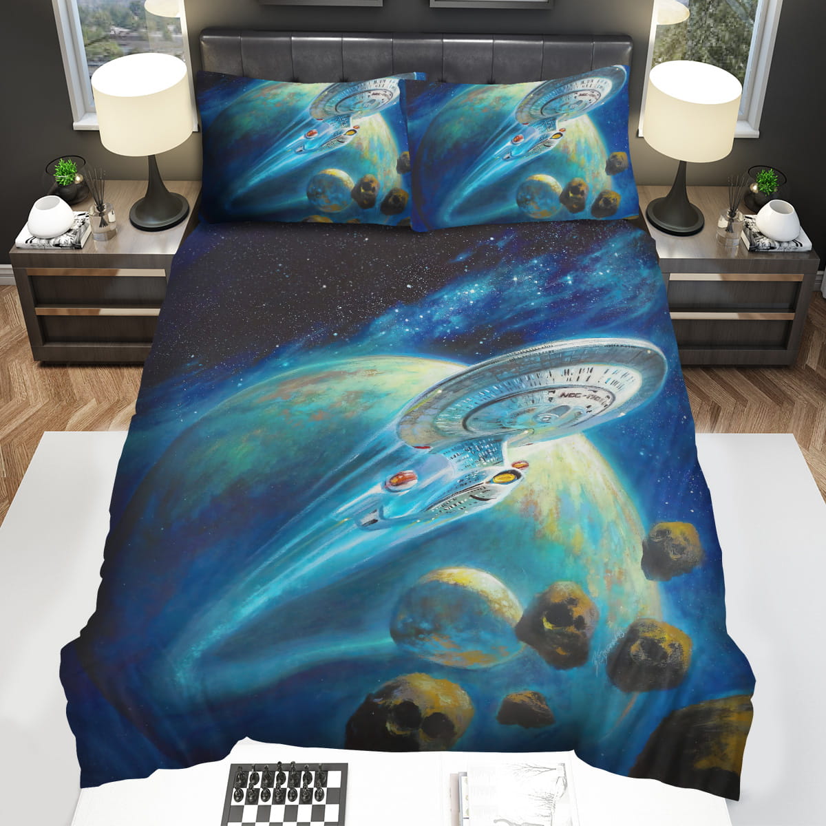 Star Trek Naves Decorative Bedding Sets with Duvet Cover Flatsheet Pillowcase