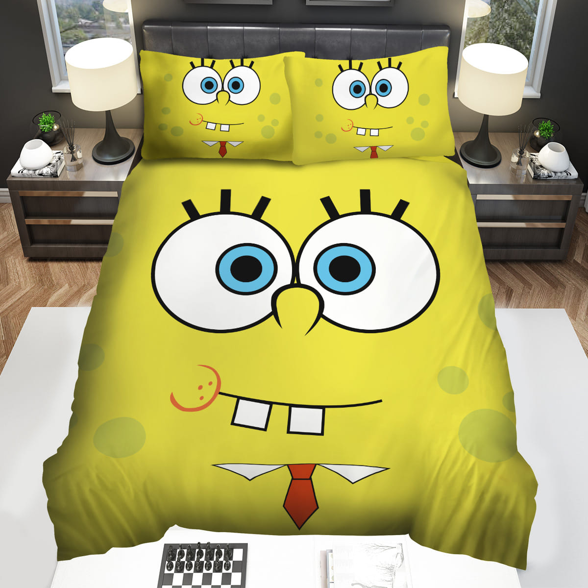Spongebob Squarepants Decorative Bedding Sets with Duvet Cover Flatsheet Pillowcase