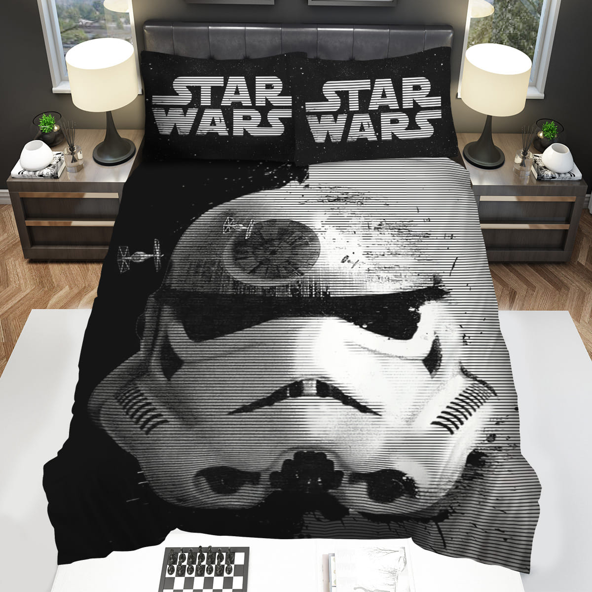 Star Wars Giant Masked Stormtroopers Bedding Sets Duvet Cover Flatsheet Pillowcase