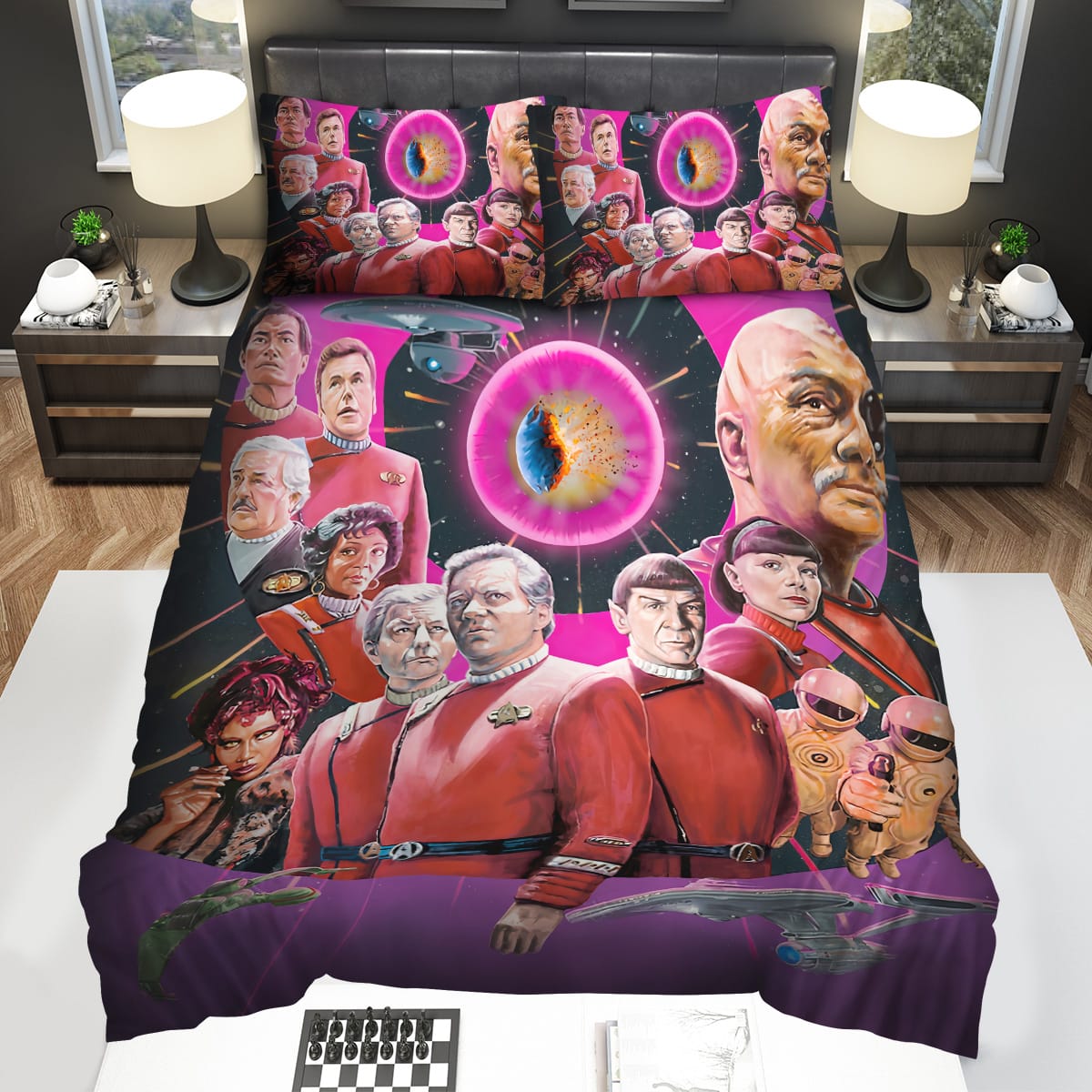 Star Trek Vi The Undiscovered Country 1991 Movie Illustrations Bedding Sets Gift For Christmas Birthday Thanksgiving