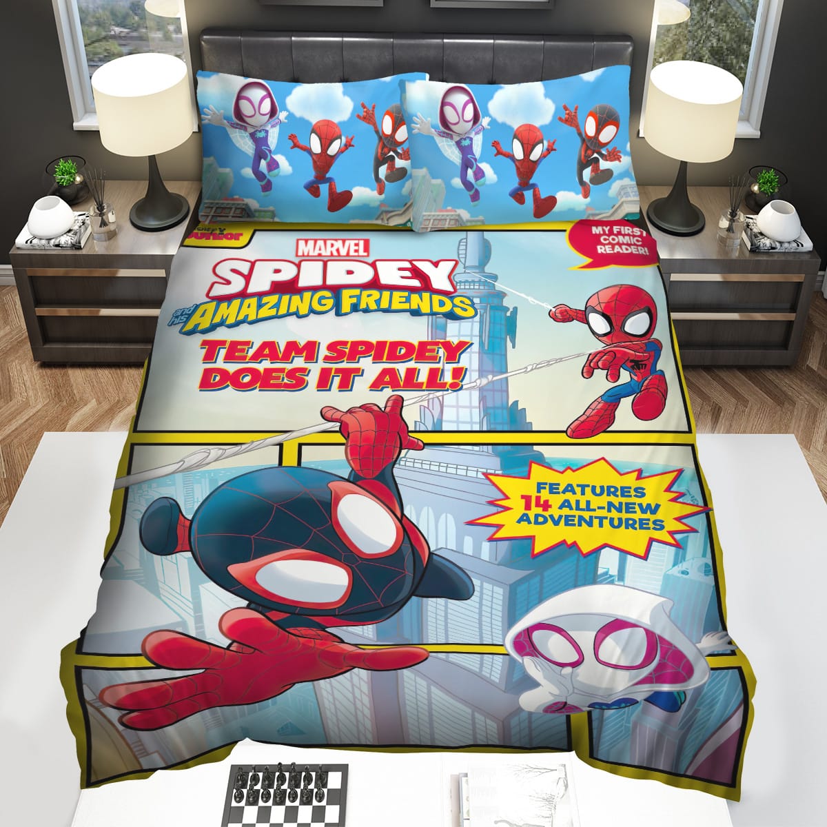 Spidey And His Amazing Friends Bedding Sets Gift For Christmas Thanksgiving Halloween