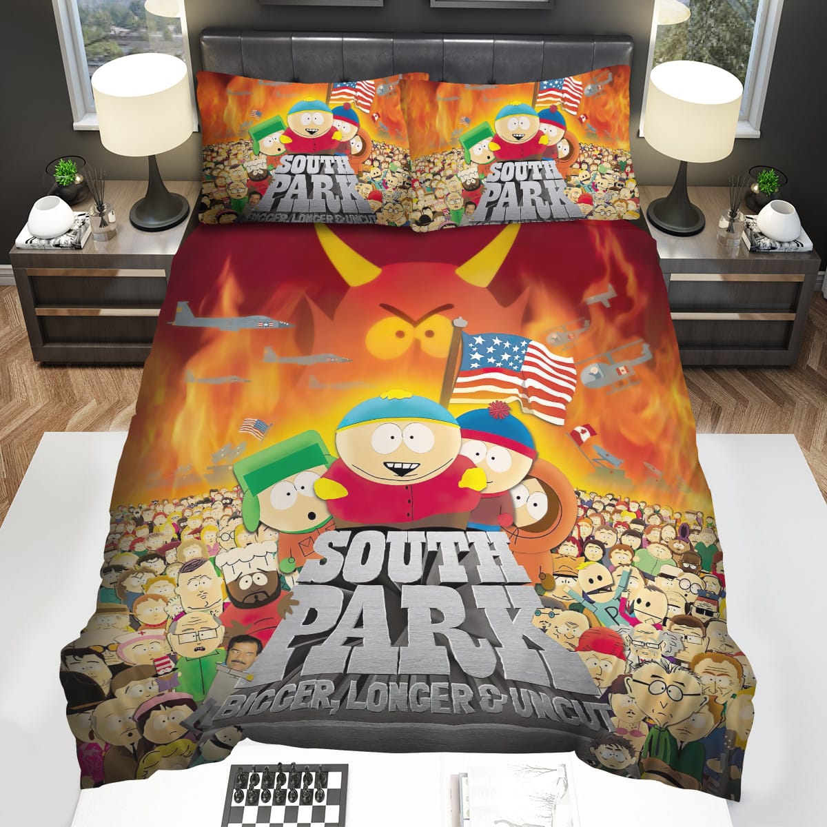 South Park The Movie Posters Bedding Sets Duvet Cover Flatsheet Pillowcase