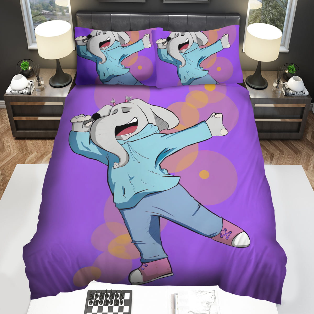 Sing Movie Meena Singing With Passion Bedding Sets Gift For Christmas Thanksgiving Halloween