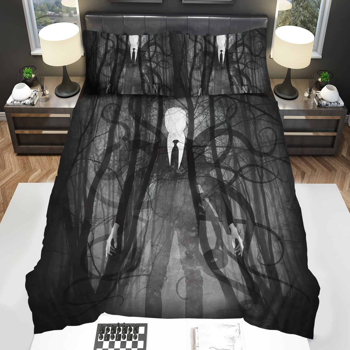 Slender Man Movie Poster 4 Decorative Bedding Sets For Fan