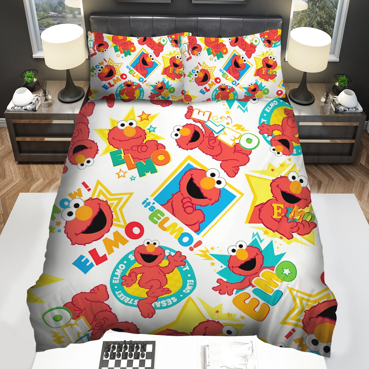 Sesame Street Wow Elmo Its Elmo Bedding Sets Gift For Christmas Thanksgiving Halloween