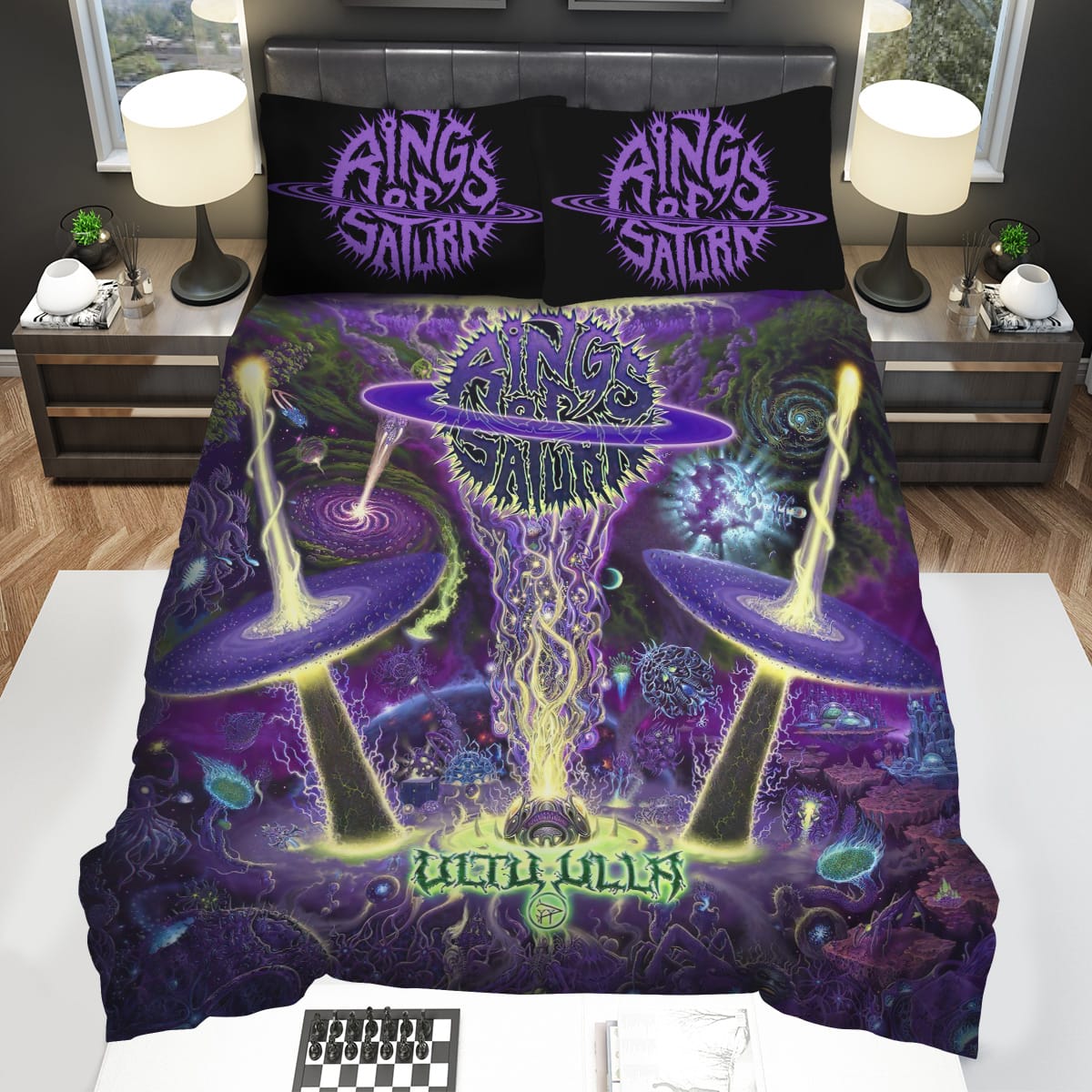 Rings Of Saturn Band Ultu Ulla Album Cover Bedding Sets Gift For Christmas Thanksgiving Halloween