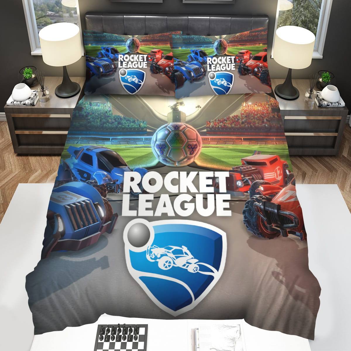 Rocket League Championship Bedding Sets Duvet Cover Flatsheet Pillowcase