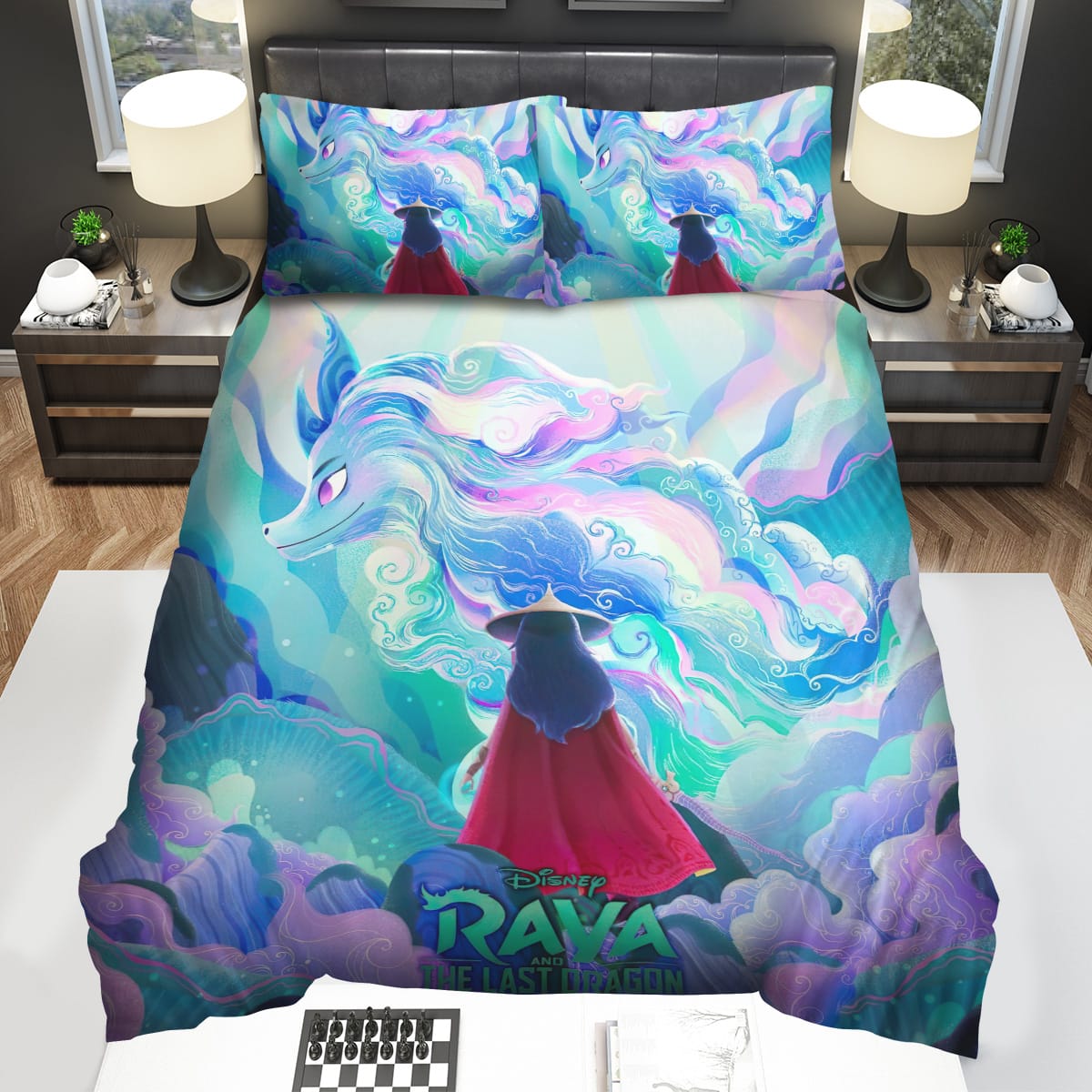 Raya And The Last Dragon 2021 Cloudy Movie Posters Decorative Bedding Sets For Fan