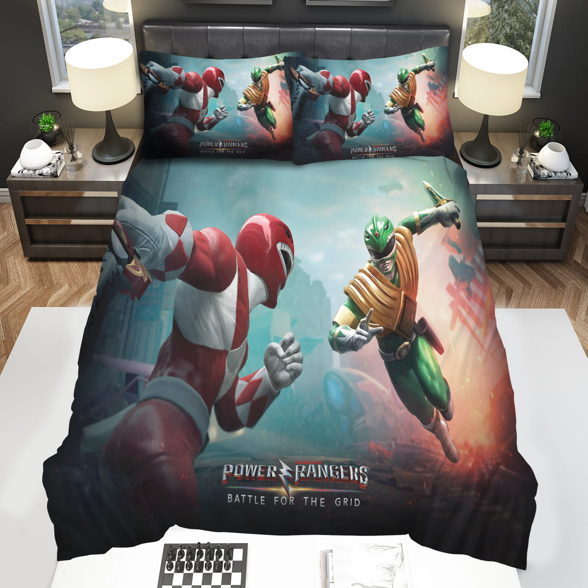 Power Rangers Battle For The Grid Decorative Bedding Sets For Fan