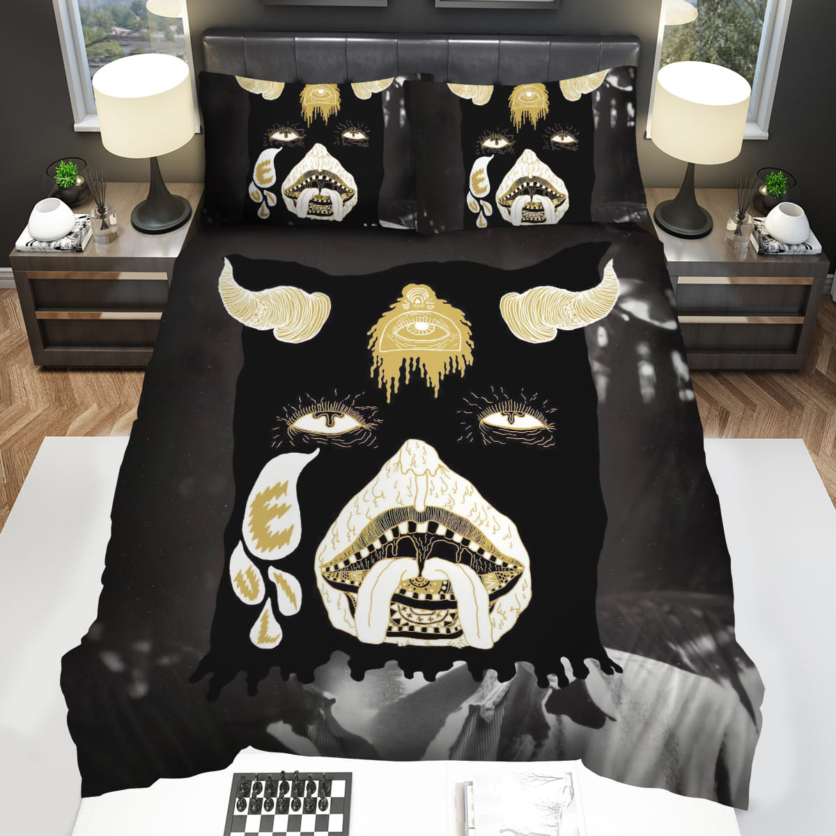 Portugal The Man Band Album Evil Friendss Bedding Sets Gift For Christmas Thanksgiving Halloween