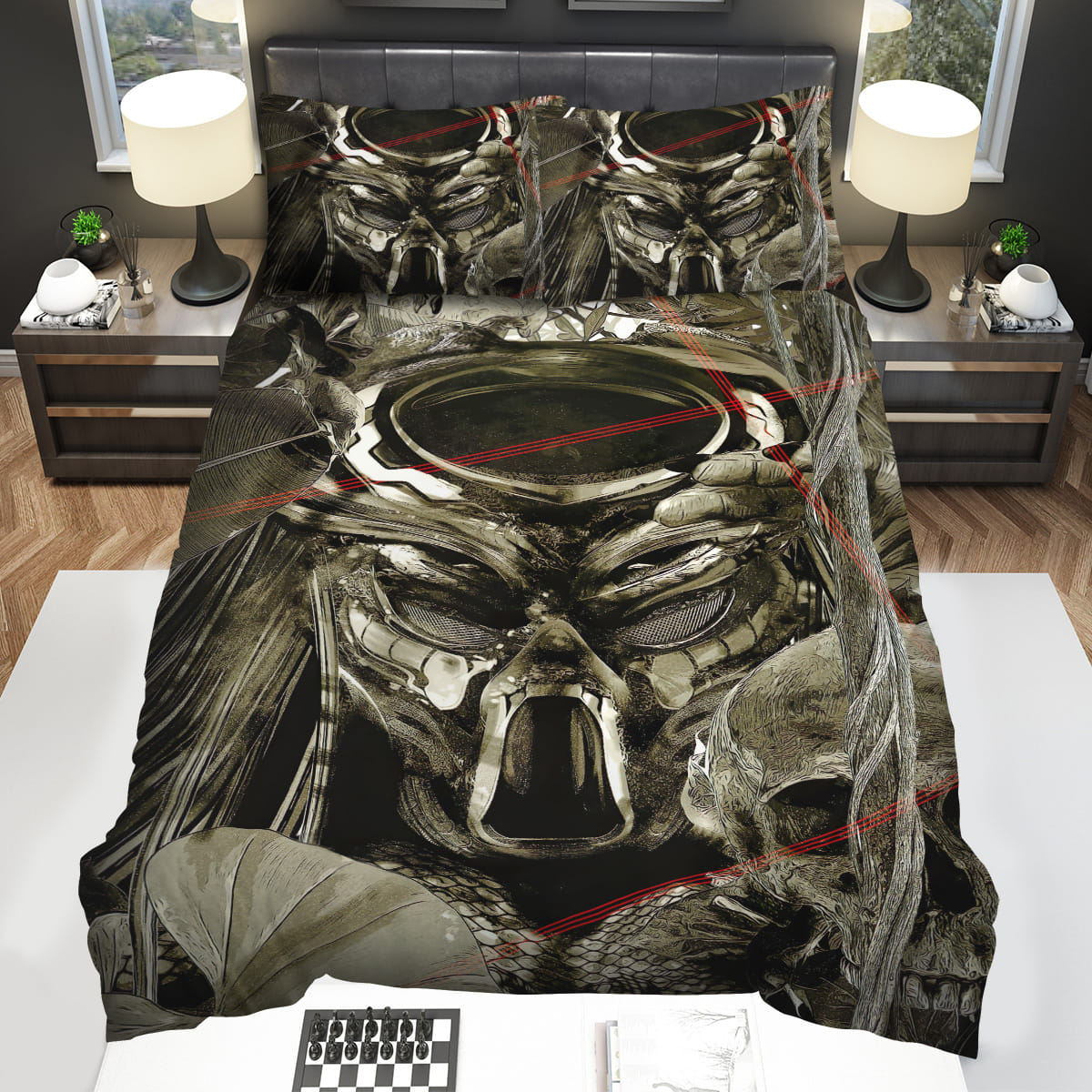 Predator Movie Art 1 Bedding Sets Gift For Christmas Thanksgiving Halloween