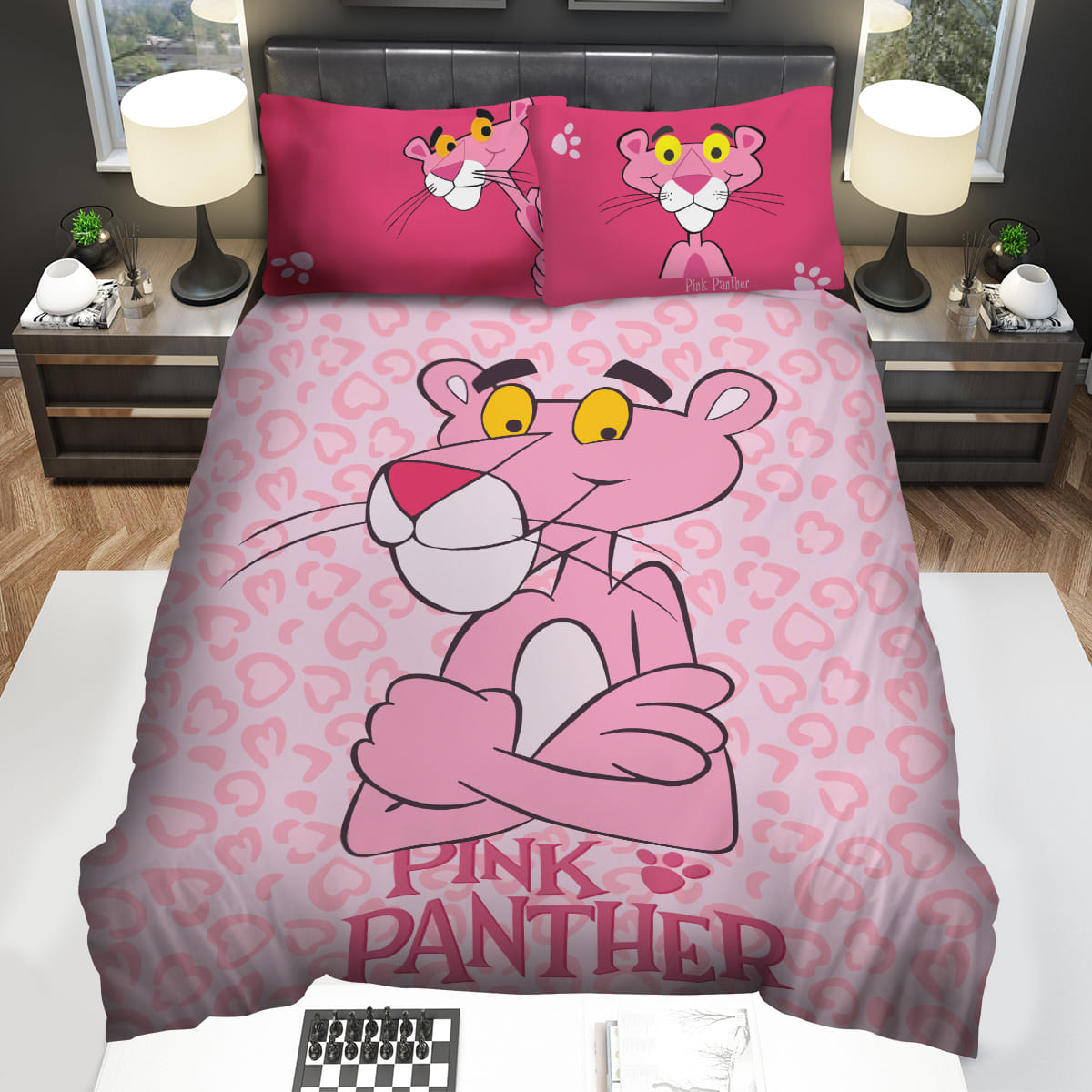 Pink Panther Decorative Bedding Sets For Fan
