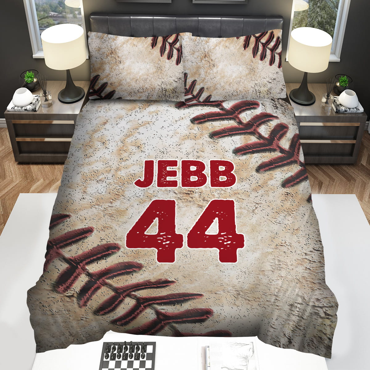 Personalized Custom Baseball Velvet With Your Name And Number Decorative Bedding Sets For Fan