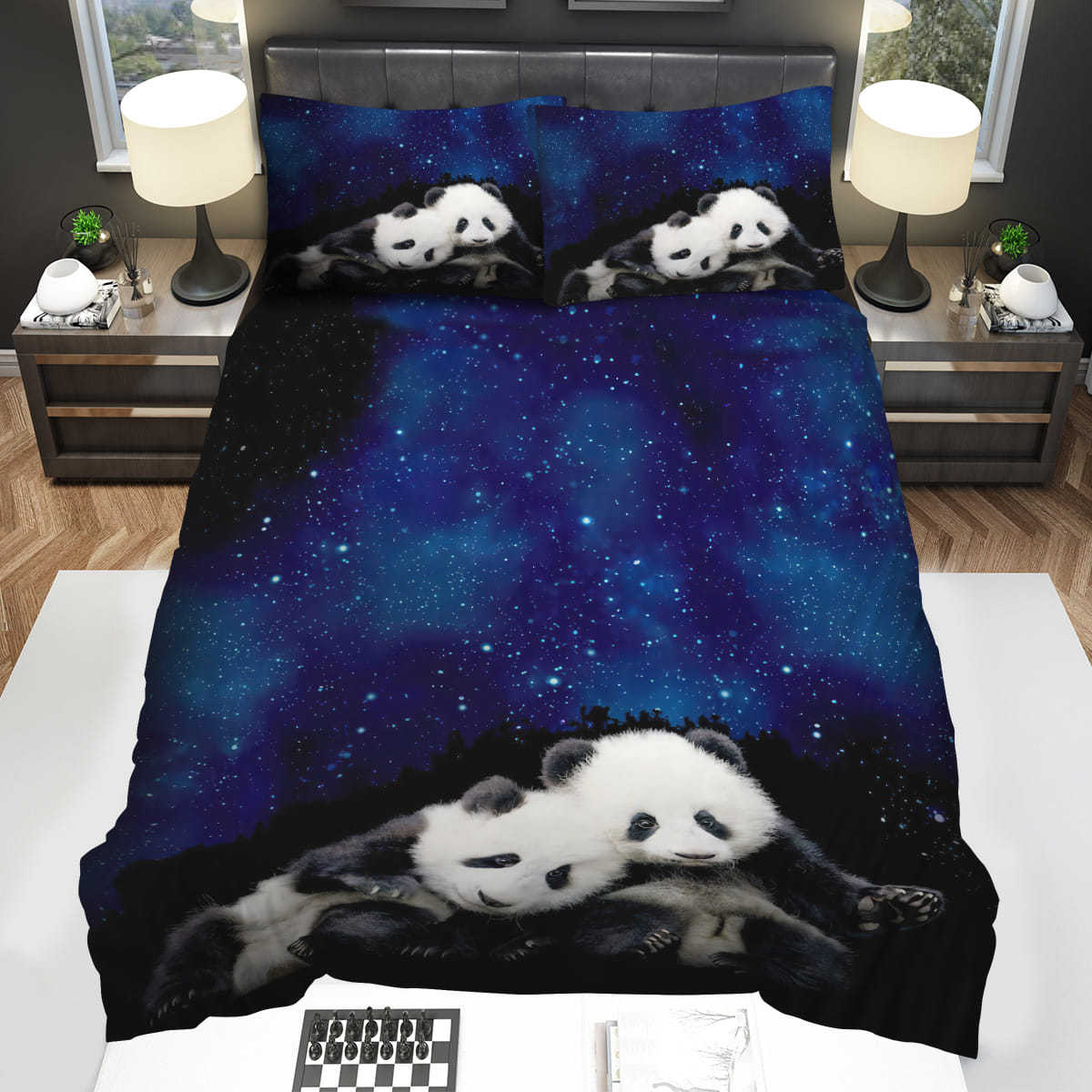 Panda Bedding Sets Gift For Christmas Birthday Thanksgiving