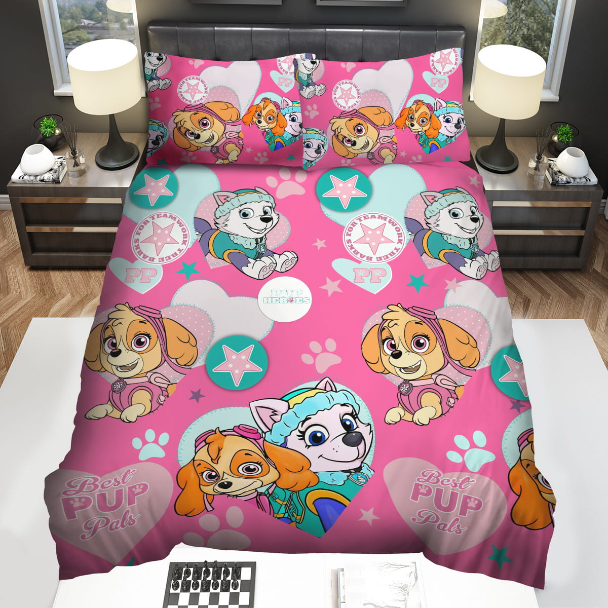 Paw Patrol Skye Bedding Sets Duvet Cover Flatsheet Pillowcase