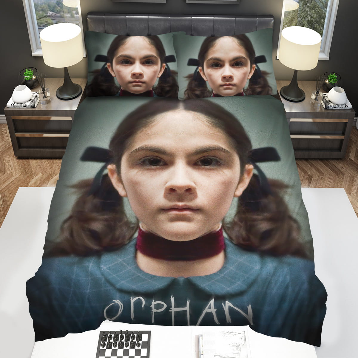 Orphan Esther Movie Poster Bedding Sets Gift For Christmas Thanksgiving Halloween