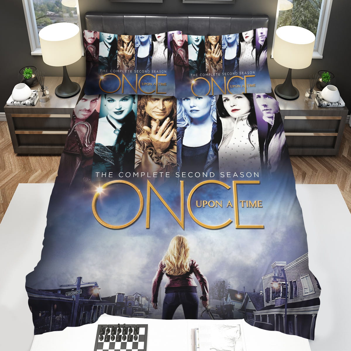 Once Upon A Time 2011-2018 Movie The Complete Second Season Bedding Sets Duvet Cover Flatsheet Pillowcase