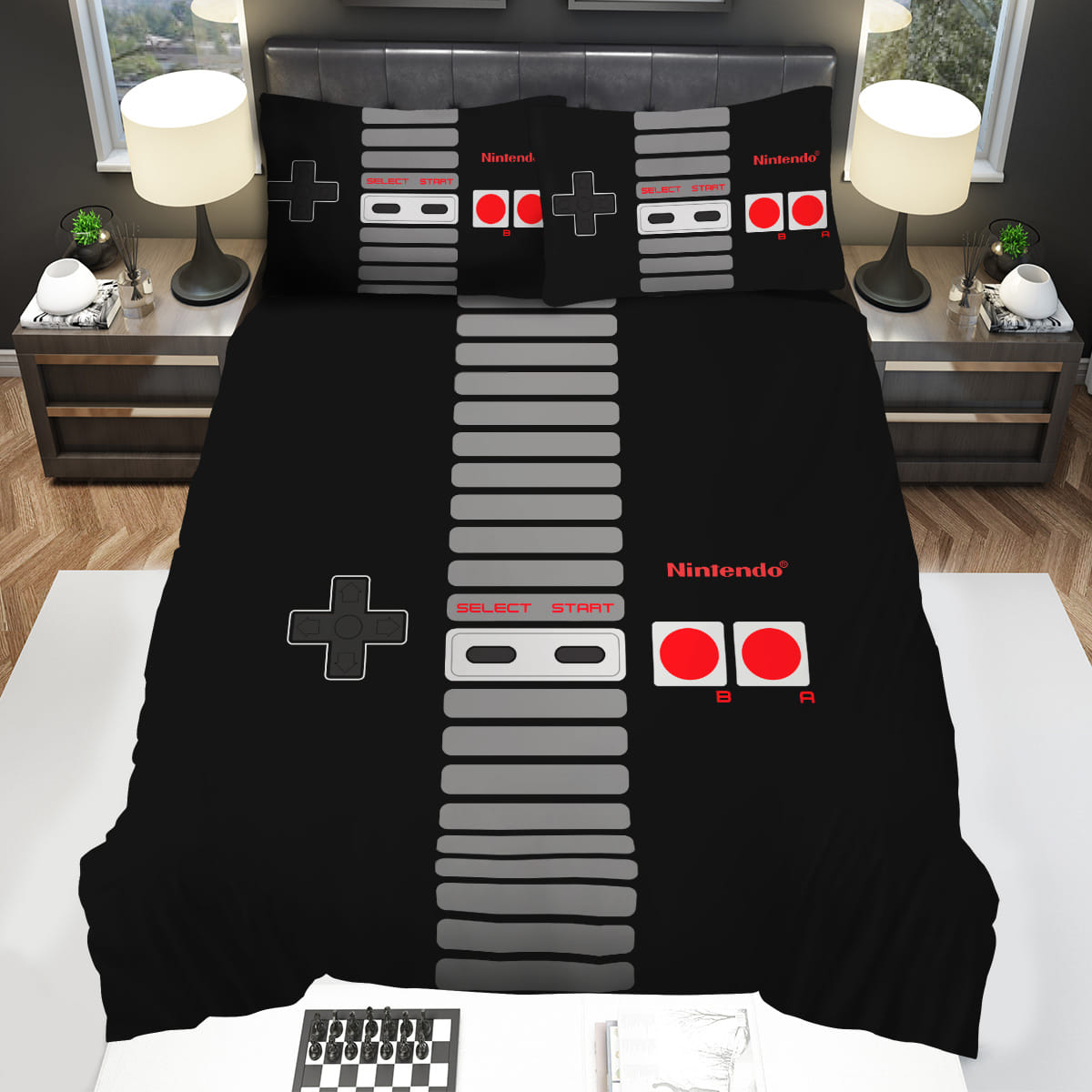 Nintendo Nes Controller Bedding Sets Duvet Cover Flatsheet Pillowcase