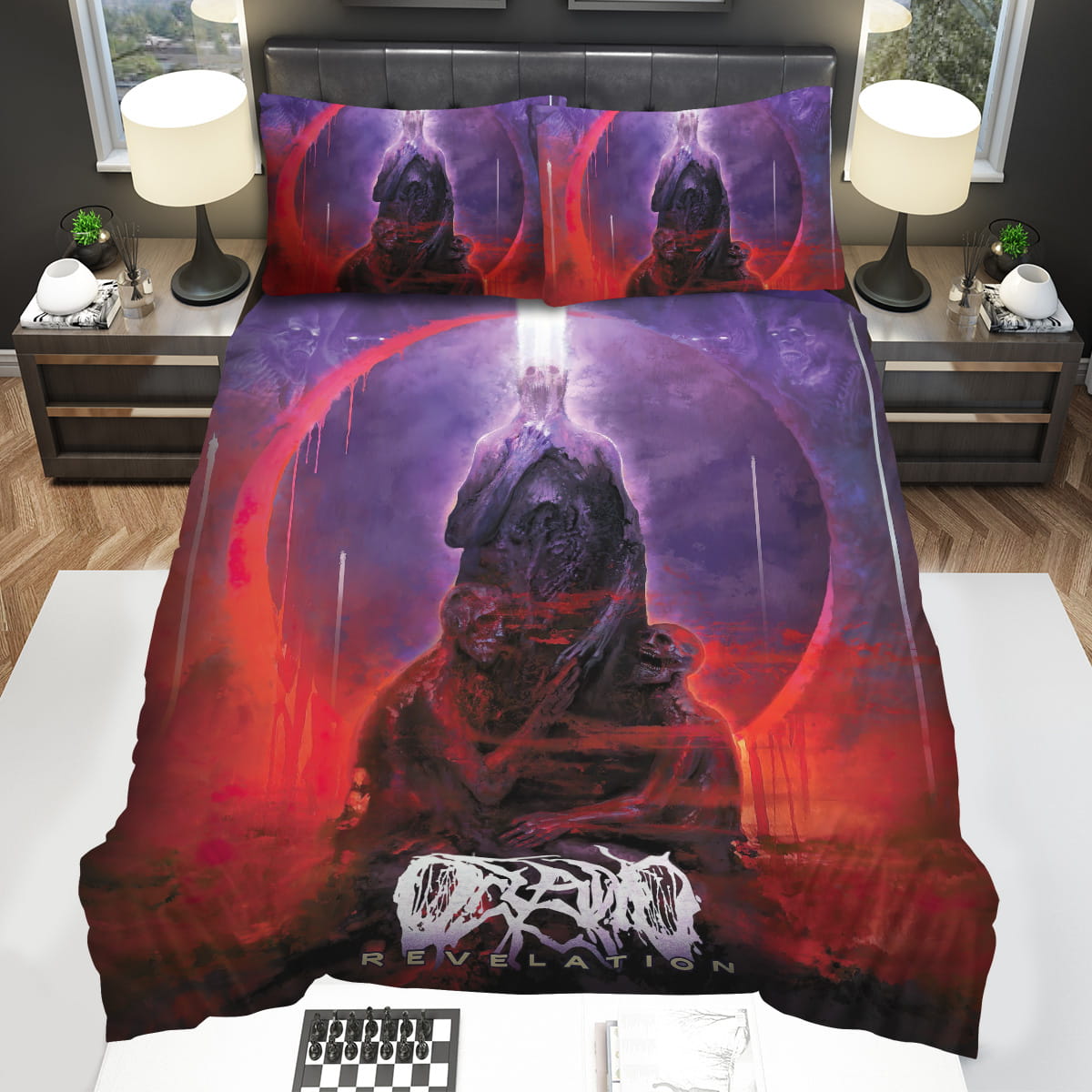Oceano Band Album Revelation Bedding Sets Gift For Christmas Thanksgiving Halloween