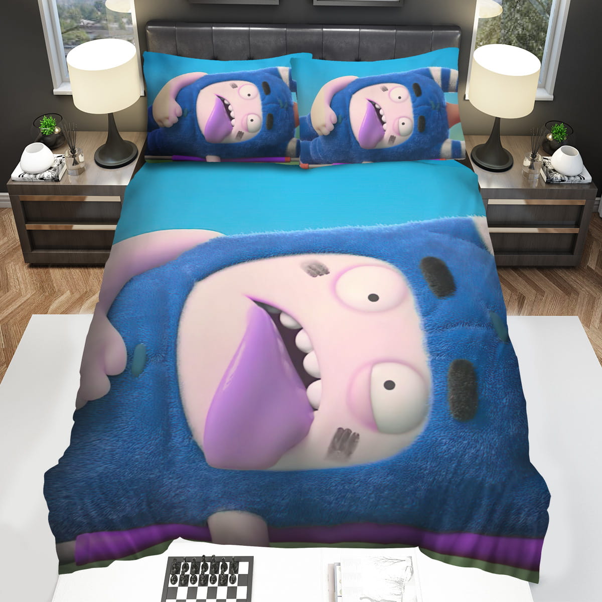 Oddbods Pogo Lying Decorative Bedding Sets For Fan