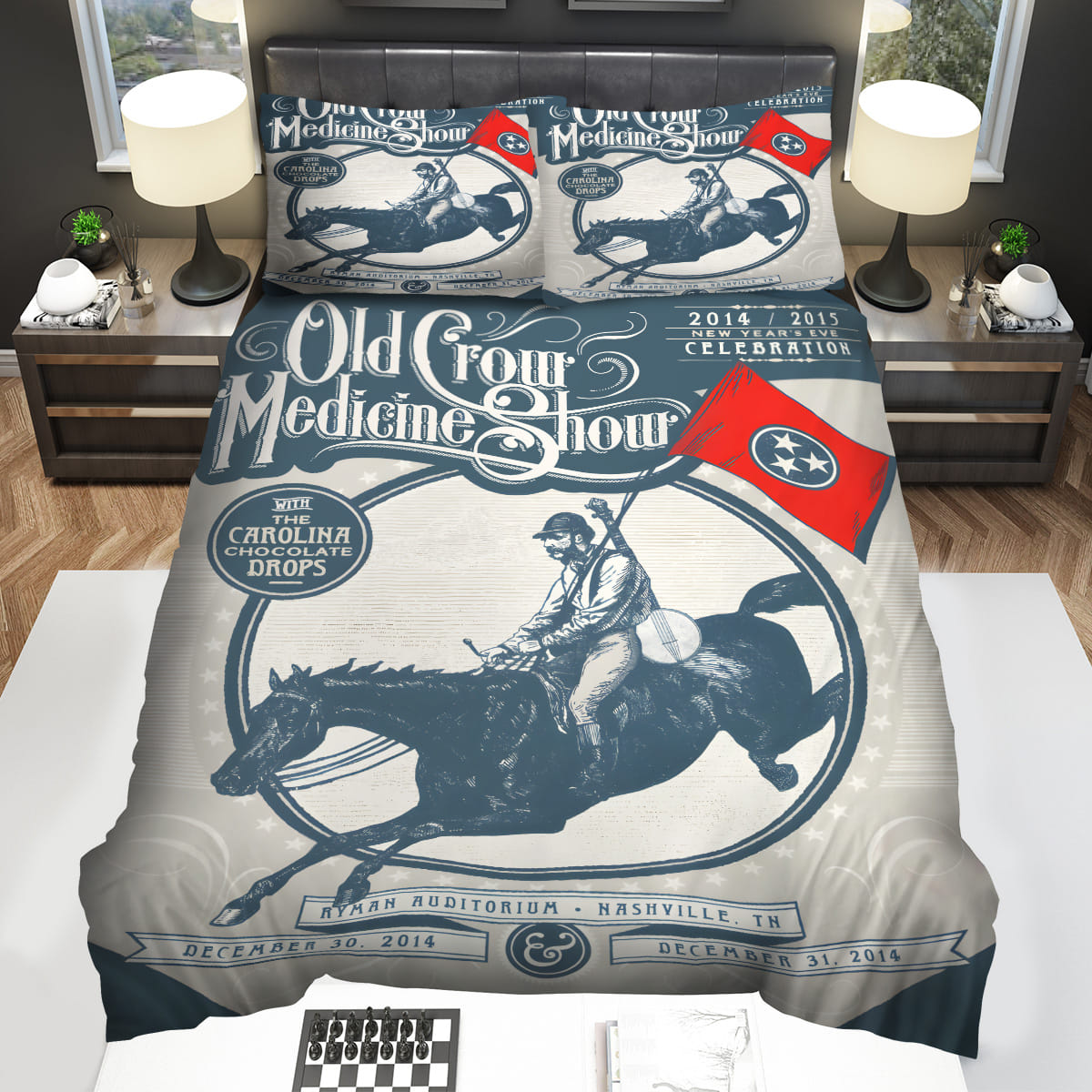 Old Crow Medicine Show Band The Carolina Chocolate Drops Bedding Sets Gift For Christmas Birthday Thanksgiving
