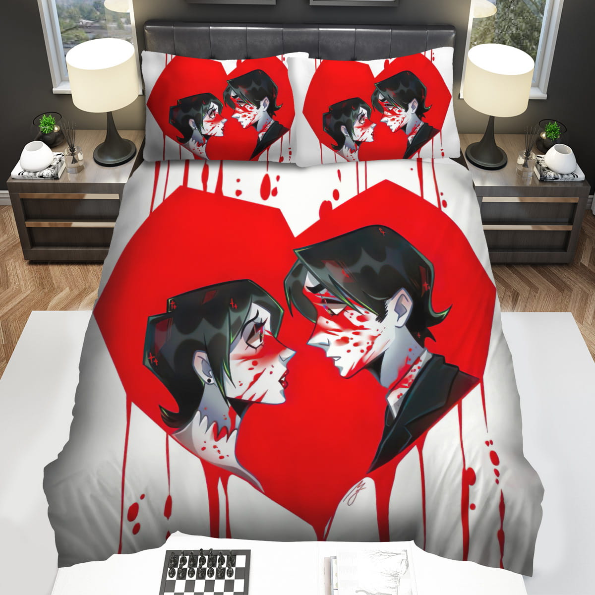 My Chemical Romance Three Cheers For Sweet Revenges Decorative Bedding Sets with Duvet Cover Flatsheet Pillowcase