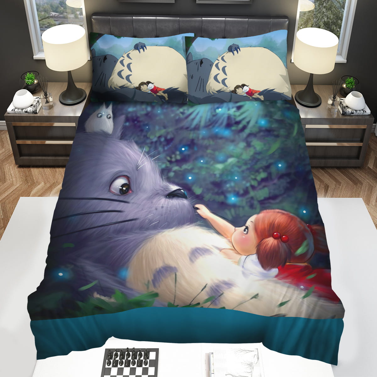 My Neighbor Totoro Bedding Sets Gift For Christmas Thanksgiving Halloween