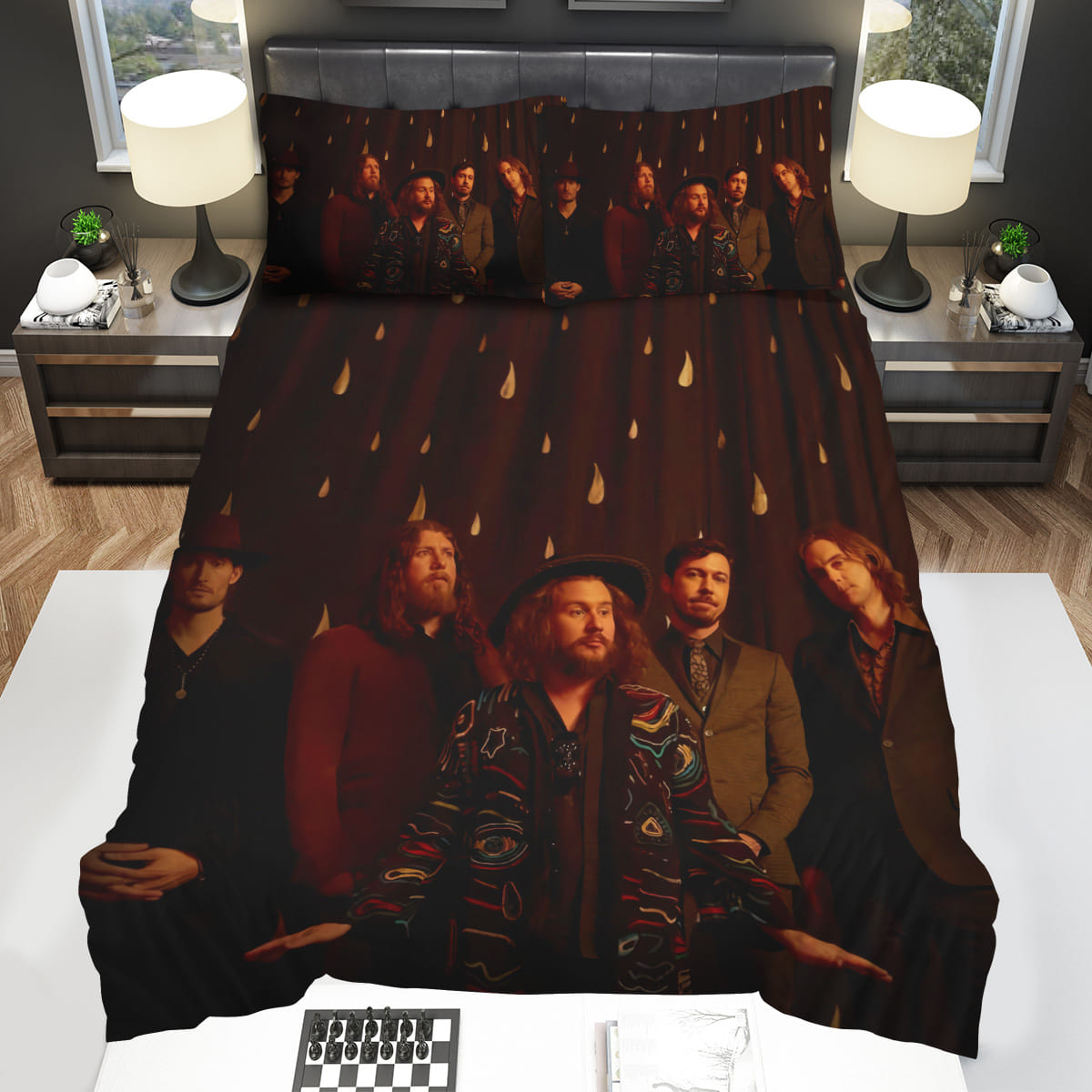 My Morning Jacket Photo Members Decorative Bedding Sets with Duvet Cover Flatsheet Pillowcase