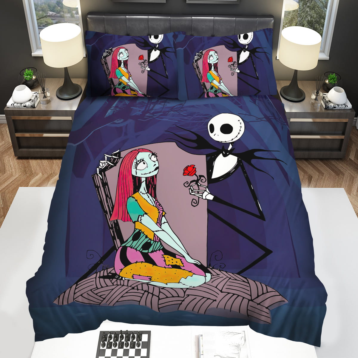 Nightmare Before Christmas Bedding Sets Gift For Christmas Birthday Thanksgiving
