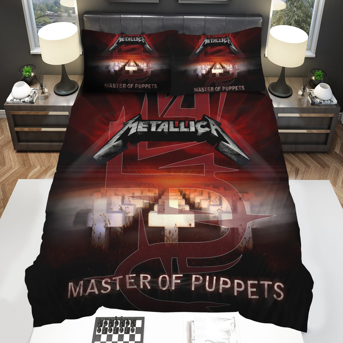 Musical Artists 80s Metallica Decorative Bedding Sets For Fan