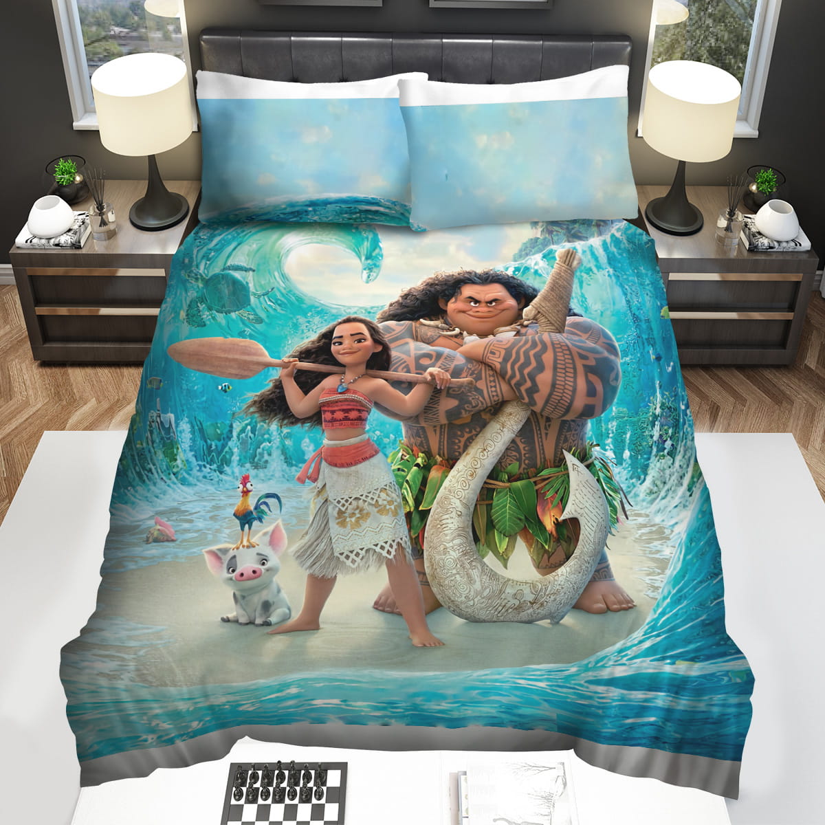 Moana Bedding Sets Gift For Christmas Thanksgiving Halloween