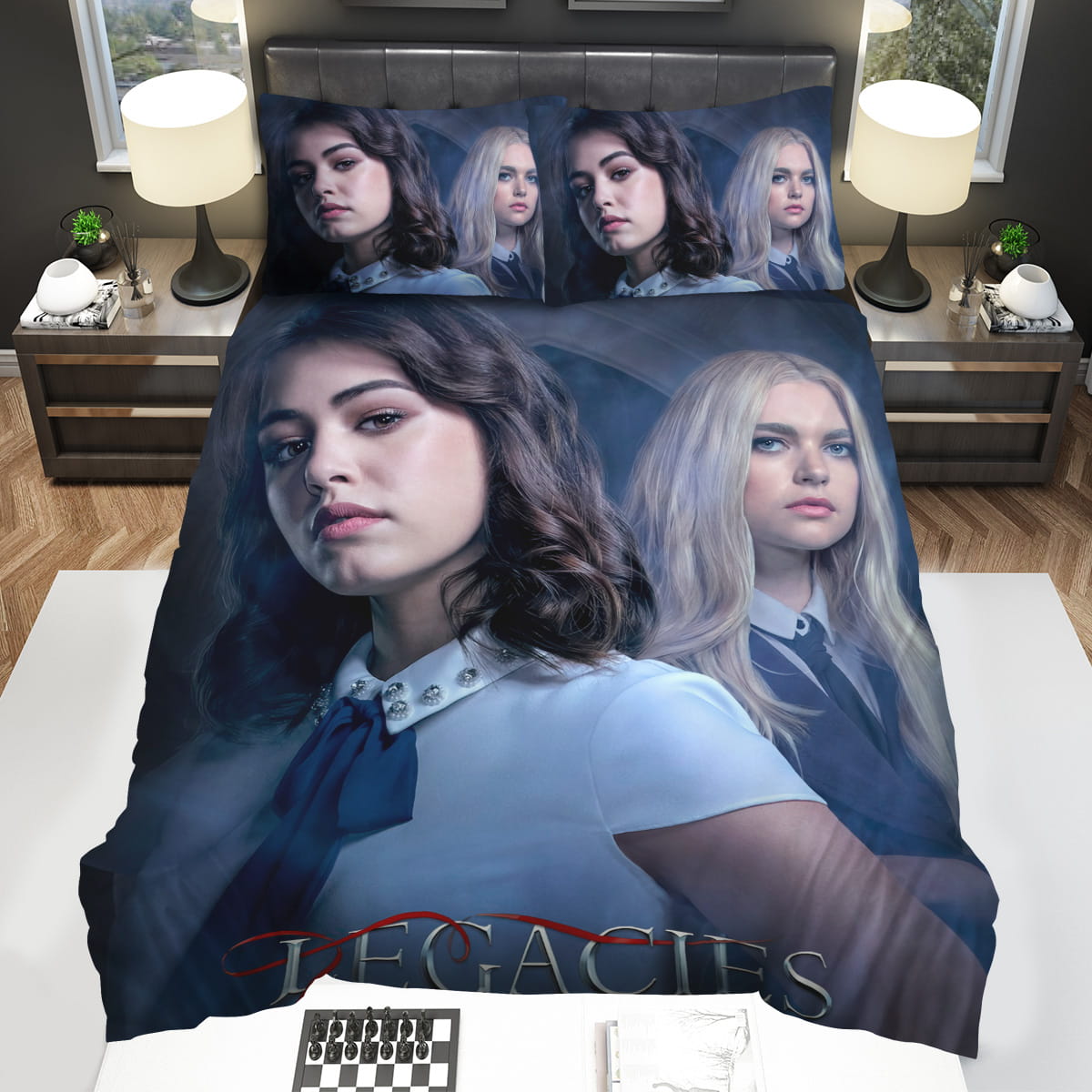 Legacies 2018 Lizzie Saltzman & Josie Saltzman Poster Decorative Bedding Sets For Fan
