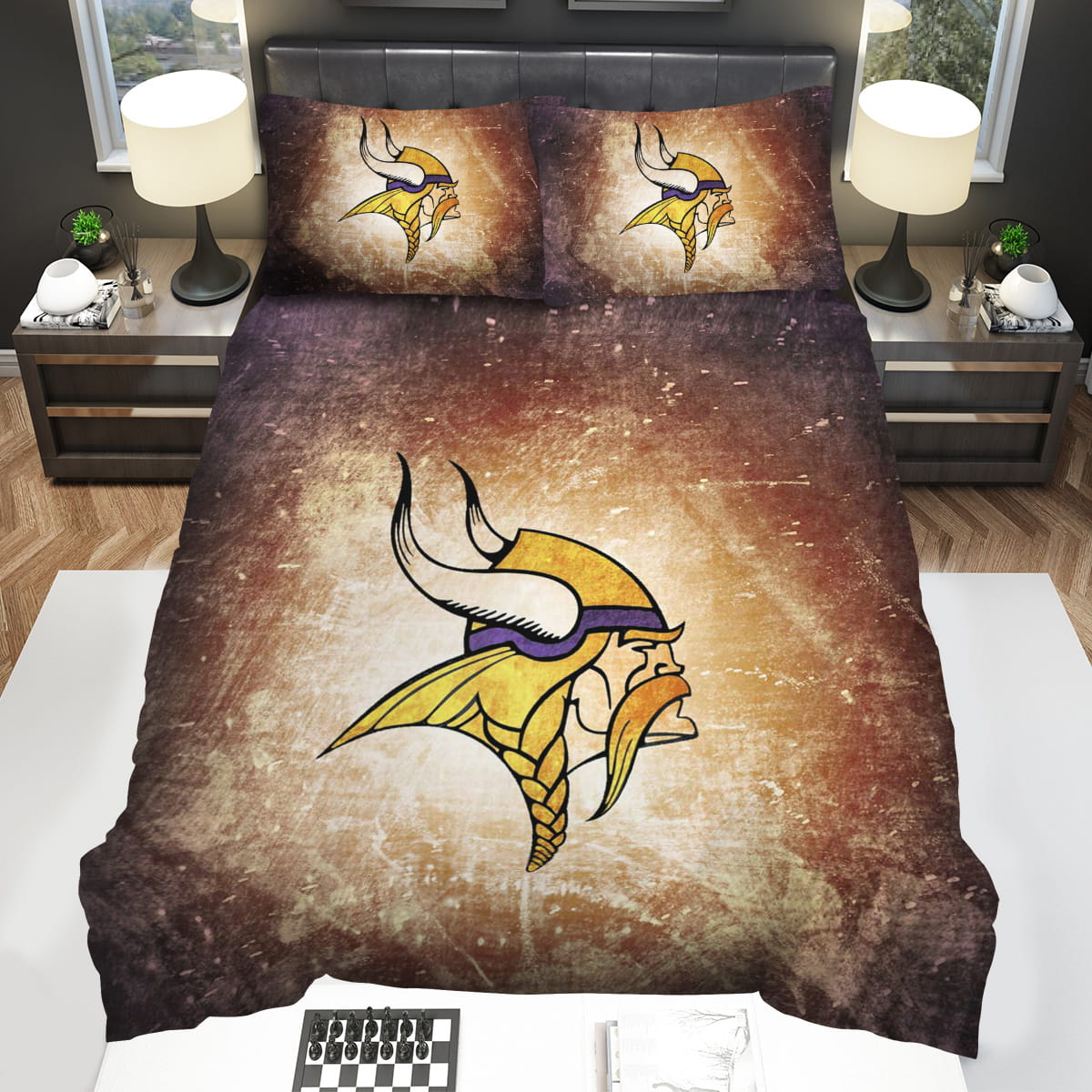 Minnesota Vikings Bedding Sets Gift For Christmas Birthday Thanksgiving